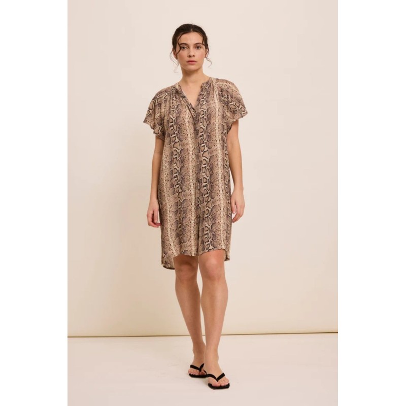 Robe fluide imprimé python femme Five ROXANE