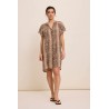 Robe fluide imprimé python femme Five ROXANE