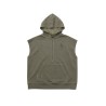 Sweat à capuche sans manches kaki - FIVE Femme