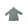 Chemise longue à manches 3/4 en lin kaki - ZELINO Femme