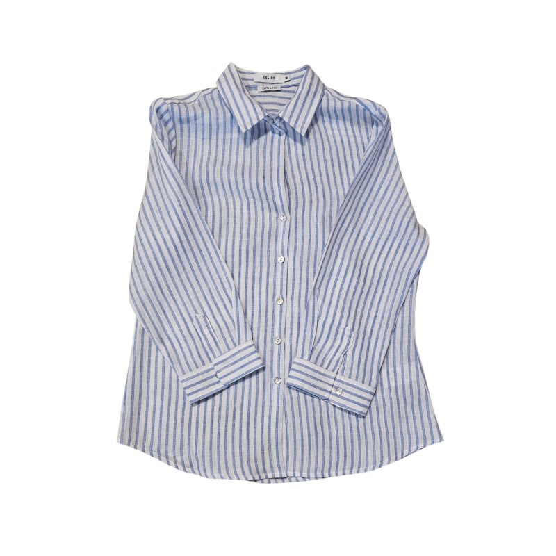 Chemise à rayures en lin - ZELINO Femme