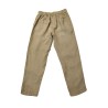Pantalon à boutons en lin camel - ZELINO Femme
