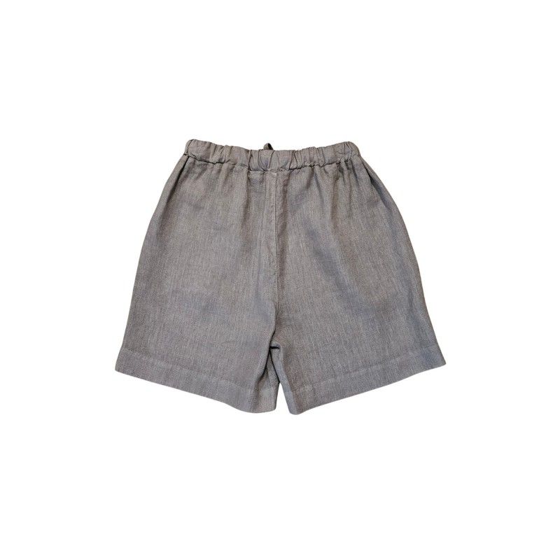 Short en lin marron - ZELINO Femme