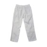 Pantalon à boutons en lin blanc - ZELINO Femme