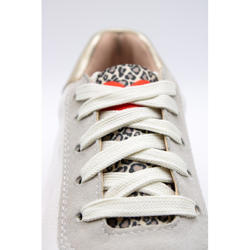 Crickit Maura – baskets gris/blanc femme élégantes