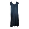 Robe longue fluide bleu nuit DS ATHENS femme