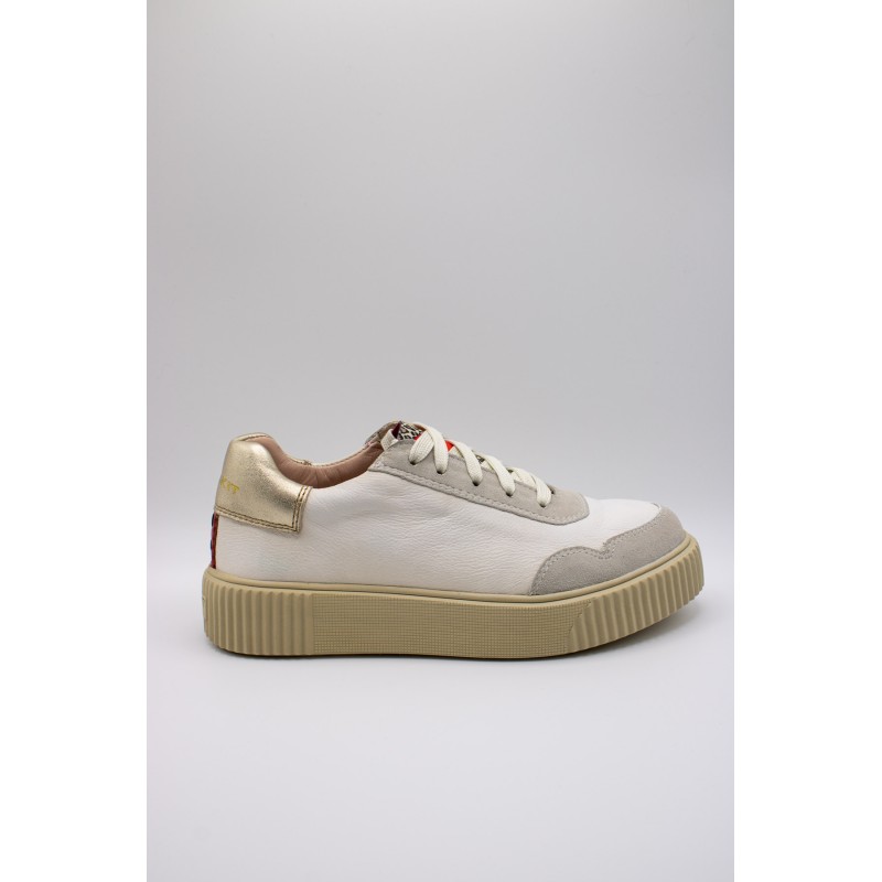 Crickit Maura – baskets gris/blanc femme élégantes