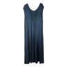 Robe longue fluide bleu nuit DS ATHENS femme