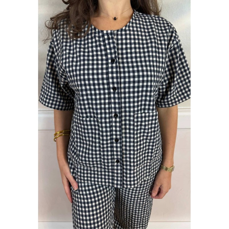 Chemise CASTELLET vichy femme coupe ample tendance