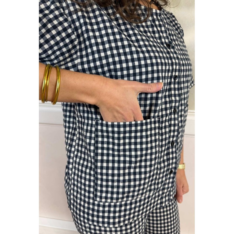 Chemise CASTELLET vichy femme coupe ample tendance