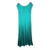 Robe longue fluide émeraude DS ATHENS femme