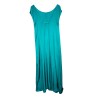 Robe longue fluide émeraude DS ATHENS femme