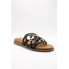 Mules noires femme INUOVO 398007 tendance et confort