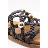 Mules noires femme INUOVO 398007 tendance et confort