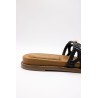 Mules noires femme INUOVO 398007 tendance et confort