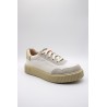 Crickit Maura – baskets gris/blanc femme élégantes
