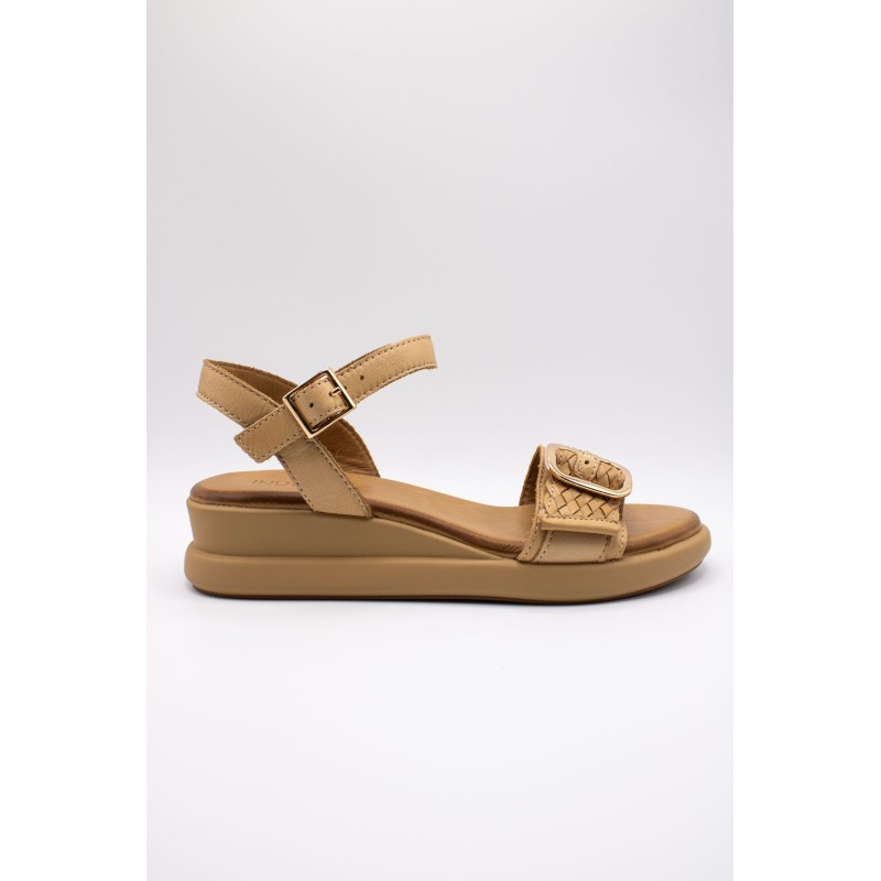 Sandales cuir femme beige A95013 Inuovo