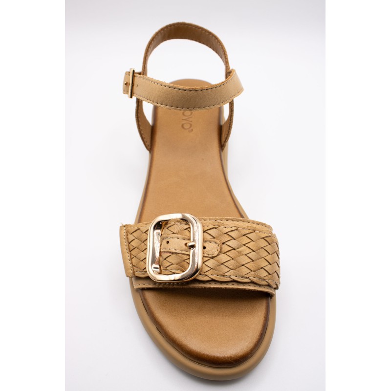 Sandales cuir femme beige A95013 Inuovo
