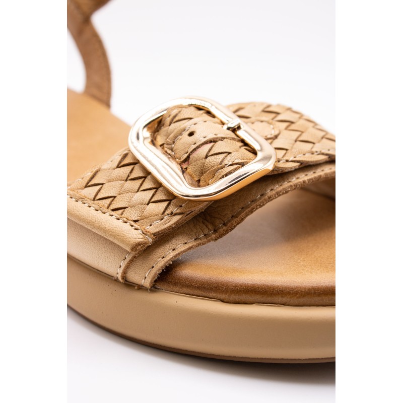 Sandales cuir femme beige A95013 Inuovo