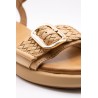 Sandales cuir femme beige A95013 Inuovo