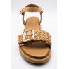 Sandales cuir femme beige A95013 Inuovo