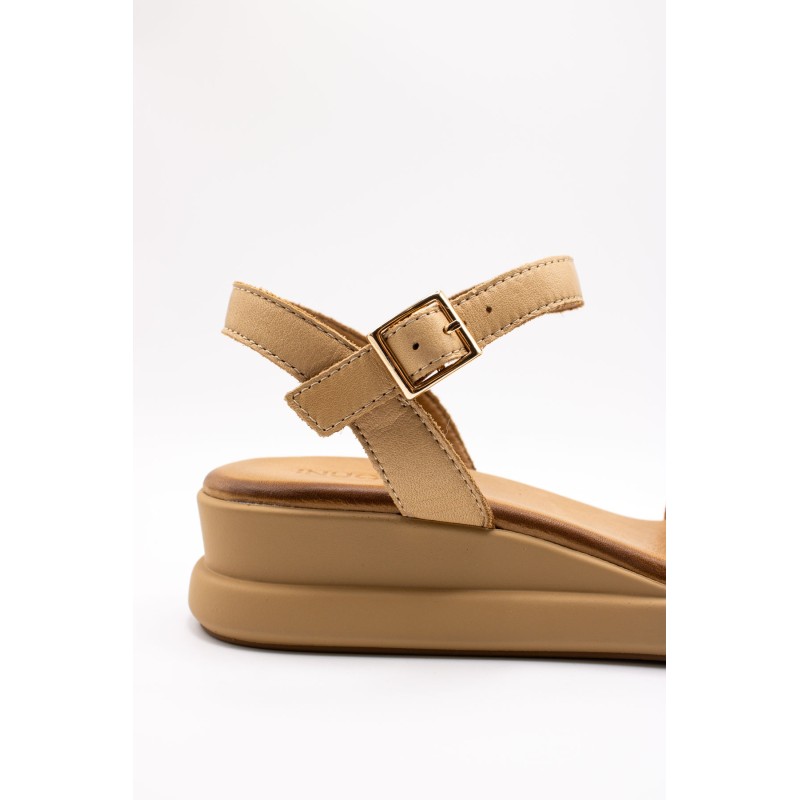 Sandales cuir femme beige A95013 Inuovo
