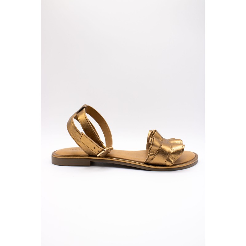 Sandales plates cuivre femme 13009 Inuovo