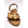 Sandales plates cuivre femme 13009 Inuovo