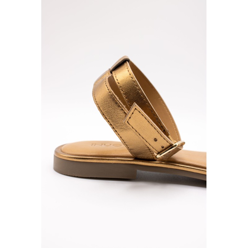 Sandales plates cuivre femme 13009 Inuovo