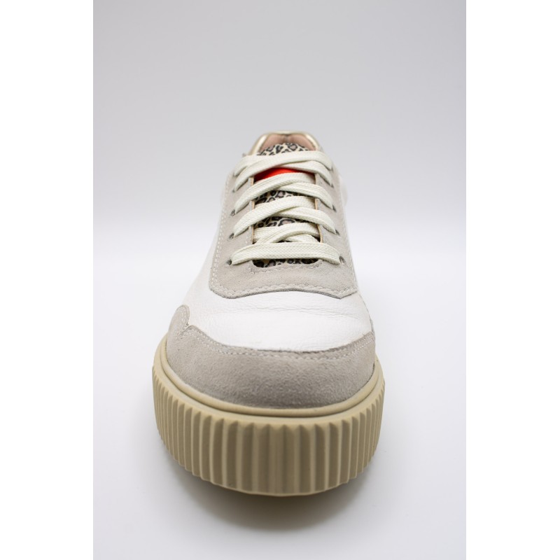 Crickit Maura – baskets gris/blanc femme élégantes