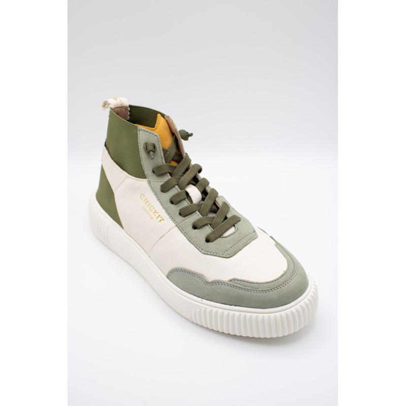 Crickit Olisa – baskets montantes vert et blanc femme