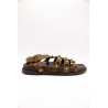 Sandales spartiate taupe femme D51002 Inuovo