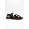 Sandales multi brides chocolat femme D51006 Inuovo