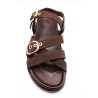 Sandales multi brides chocolat femme D51006 Inuovo