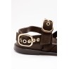 Sandales multi brides chocolat femme D51006 Inuovo