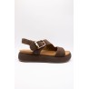 Sandales plateforme marron femme A96064 Inuovo