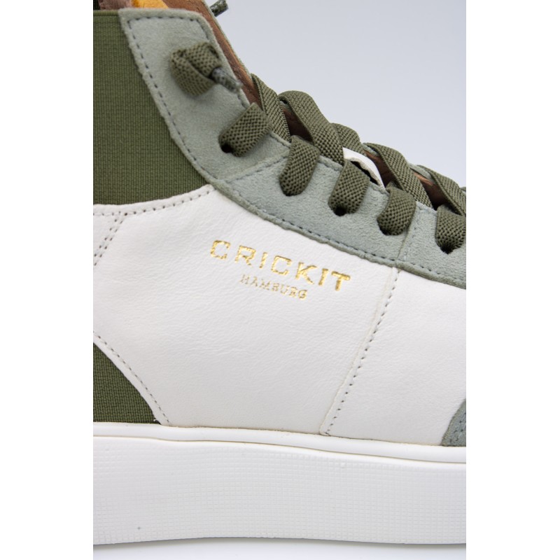 Crickit Olisa – baskets montantes vert et blanc femme