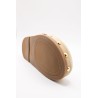 Sabots beige femme cuir clous scratch ALPE 5396