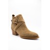 Bottines western ajourées camel femme ALPE 5425