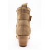 Bottines western ajourées camel femme ALPE 5425