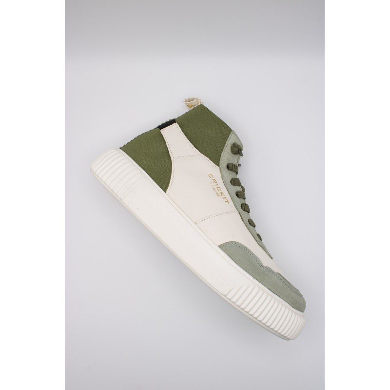 Crickit Olisa – baskets montantes vert et blanc femme
