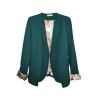 Blazer vert sapin femme cintré Pako Litto