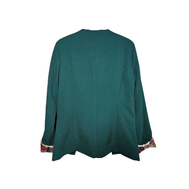 Blazer vert sapin femme cintré Pako Litto