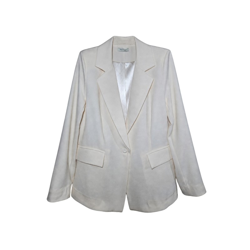 Blazer Élina écru coupe ample femme élégant PAKO LITTO