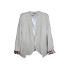 Blazer écru femme Pako Litto coupe ajustée chic