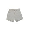 Short beige en coton femme confortable