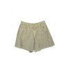 Short beige brodé femme Soan en viscose et lin FIVE