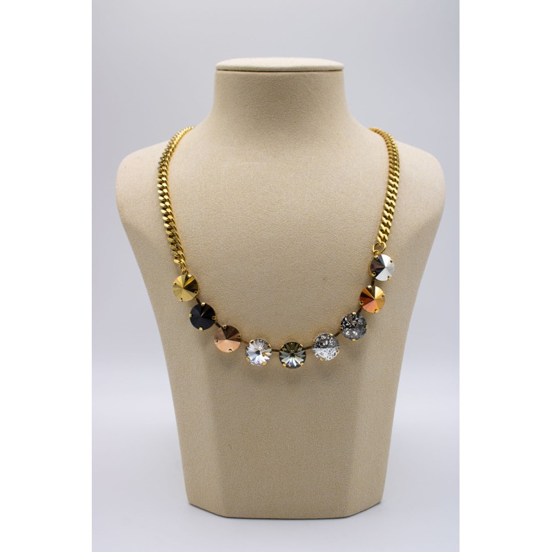 Collier Oakland Swarovski multicolore TOVA