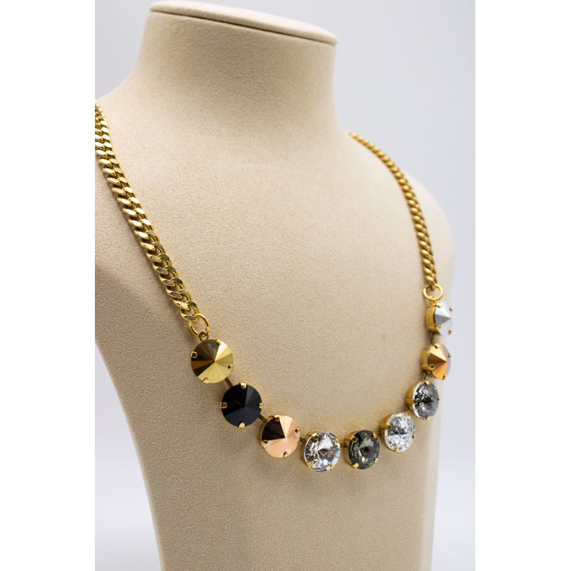 Collier Oakland Swarovski multicolore TOVA