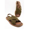 Sandales Amara kaki femme Aliwell A4505